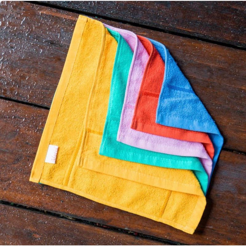 (6pcs) SAPUTANGAN HANDUK MUTIA - SAPUTANGAN DEWASA - SAPUTANGAN HANDUK MURAH