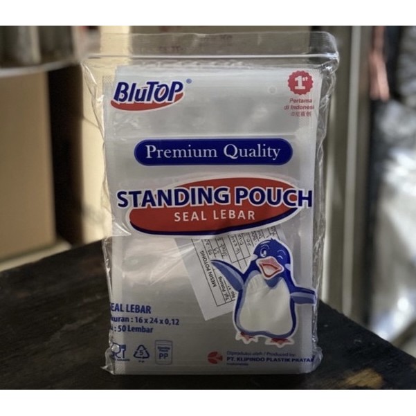 Plastik Standing Pouch Murah 16x24 Isi 50 Pcs |Plastik Klip Makanan |Plastik Snack Lebaran| Ziplock