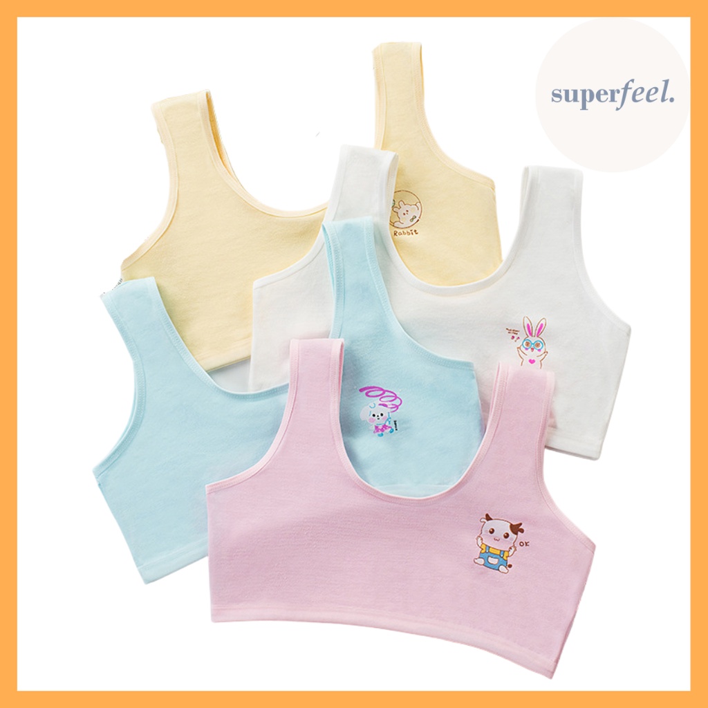 SFL MINISET BRA BH KATUN ANAK KECIL PEREMPUAN PUBER REMAJA SEKOLAH MINI SET LUCU NYAMAN ADEM MURAH 8
