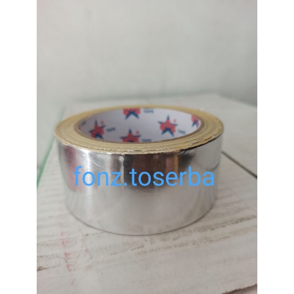 

aluminium tape tahan panas 48mm x 21m lakban anti bocor