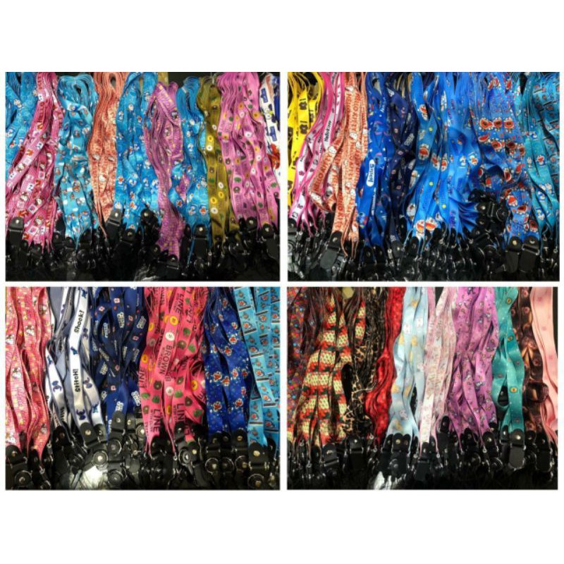 TALI HP / STRAP HP MOTIF DISNEY , DORAEMON & HELLO KITTY