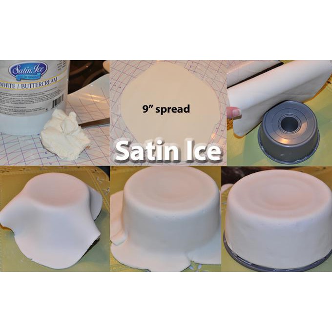 

ENAK fondant satin ice halal TERLEZAT