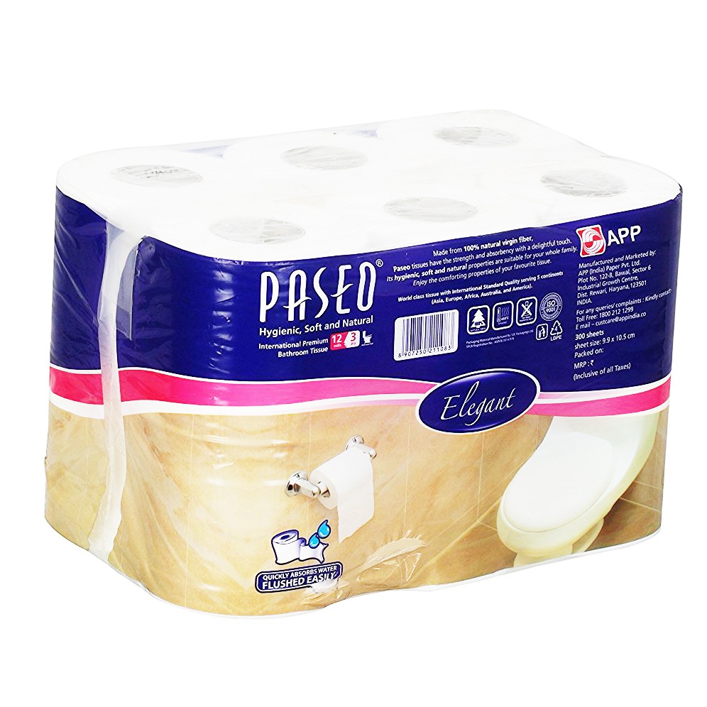 Tissue PASEO ROLL - Tissue Toilet - Tissue Gulung 12 roll / 12roll