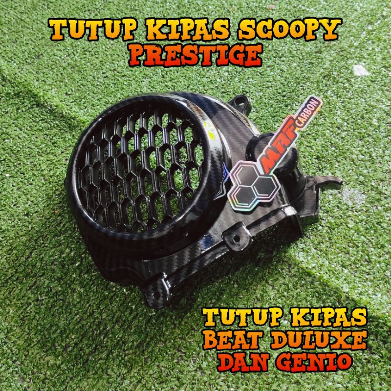 Tutup kipas scoopy 2022 carbon tutup kipas beat duluxe tutup kipas genio
