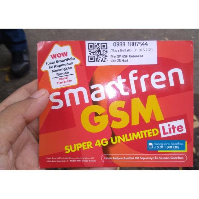 Perdana kuota smartfren unlimited