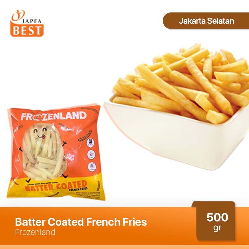 Kentang Goreng / Batter Coated French Fries Frozenland 500 gr