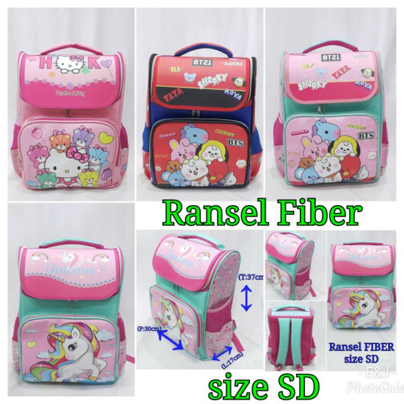 JOYELSY-Tas ransel sekolah anak TK/ SD Fiber premium