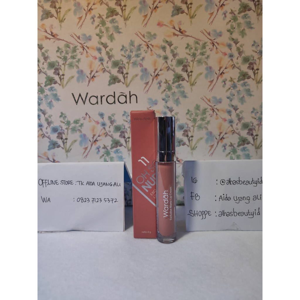 Wardah Exclusive Matte Lip Cream 11 Oh So Nude / lipstik lipstick lipcream