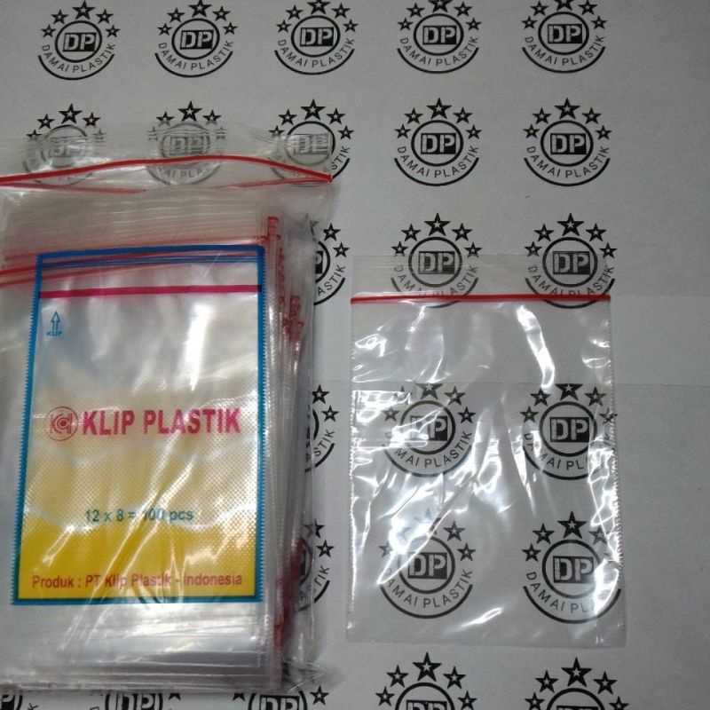 Plastik Klip Ziplock 8x12