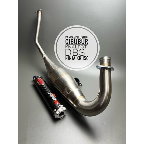 KNALPOT STAINLESS DBS KR150 COBRA NINJA R SS DAN RR ORIGINAL DANGBANGSAI THAILAND