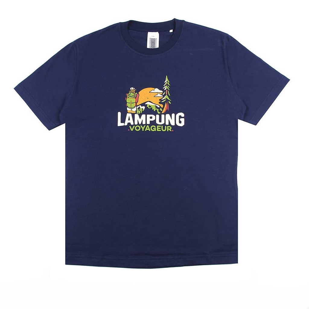 KAOS T-SHIRT PRIA WANITA - KAWAY LPG VOYOGEUR NAVY