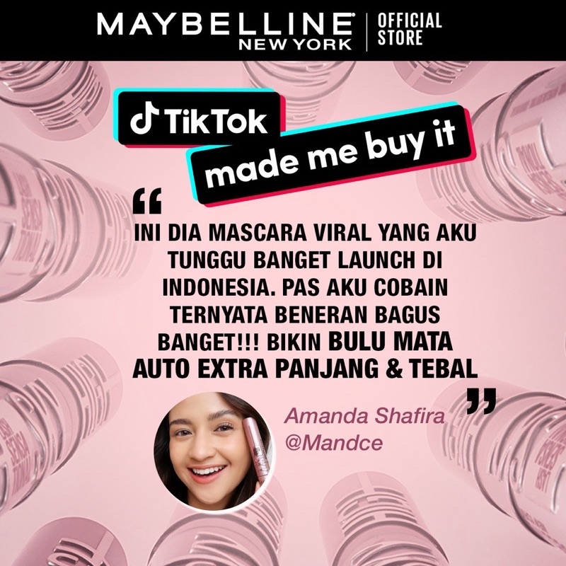 Maybelline Sky High Waterproof Mascara Original BPOM - Maskara Bulumata Panjang Tebal