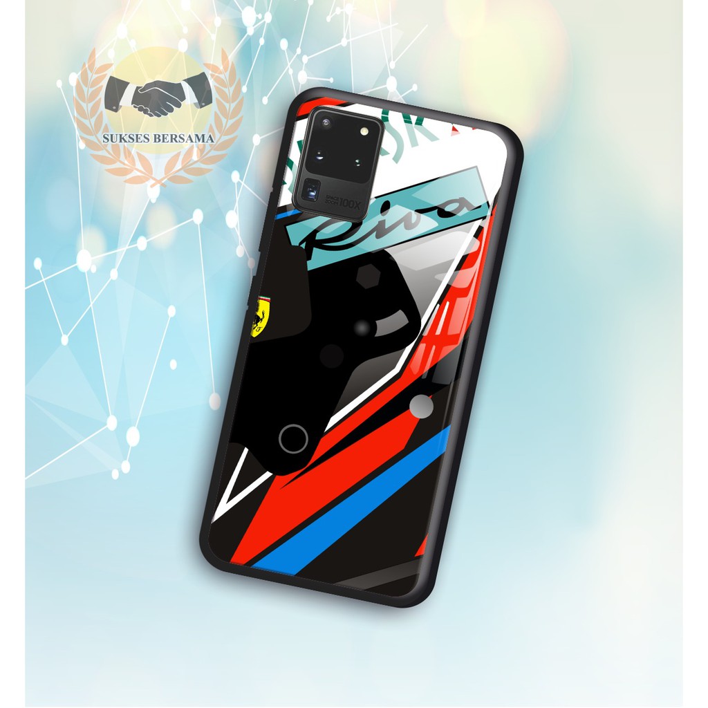 Back case glass RACING Realme C1 C2 C3 U1 2 2 Pro 3 Pro 5 5i 5s Pro 6 Pro X Xt C11 C15 c12 BSB965