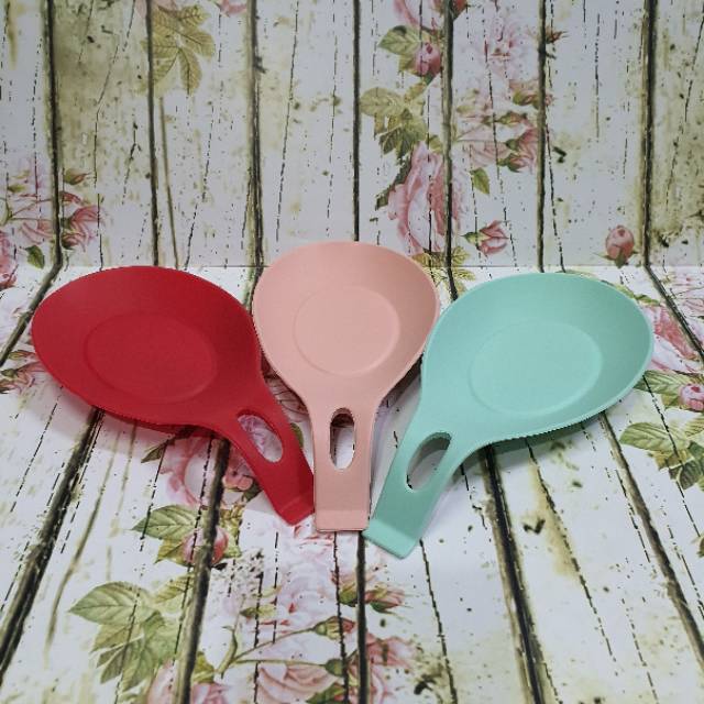 alas sutil silicone /tatakan centong sodet / spatula/ ladle silicone pad