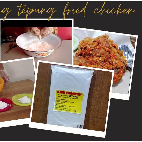 

vikriyansatyaveta5694 Biang Tepung Fried Chicken Special- Tepung Bumbu Ayam Fried Chicken TERLARIS TERPERCAYA ORIGINAL