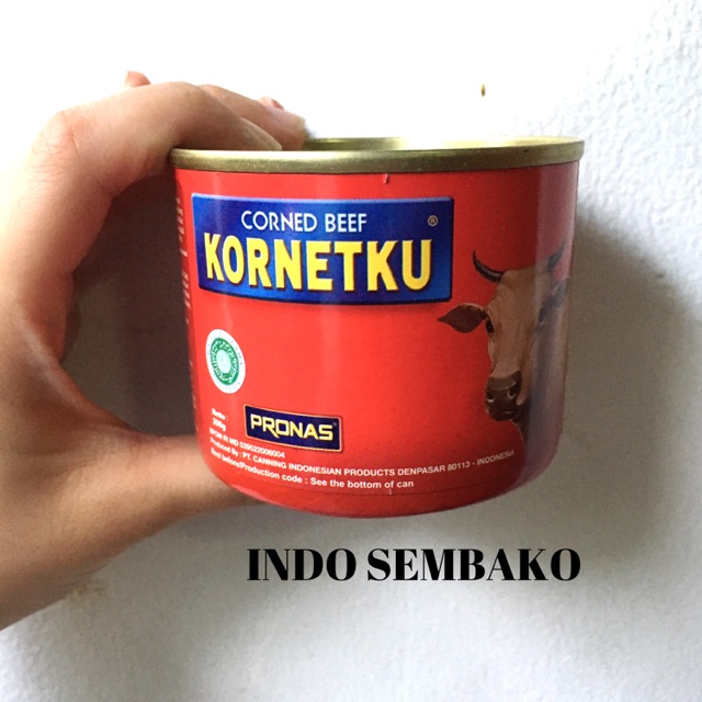 Kornet Pronas kecil 200g / Kornetku Corned Beef 200gram / Kornet Pronas kecil 200g / Kornetku pronas