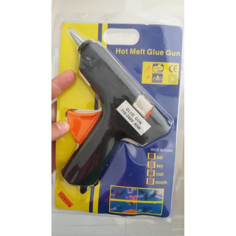 Medan Termurah FREE Lem bakar 20cm Hot melt glue gun/Glue gun Pistol Lem tembak bakar 20W