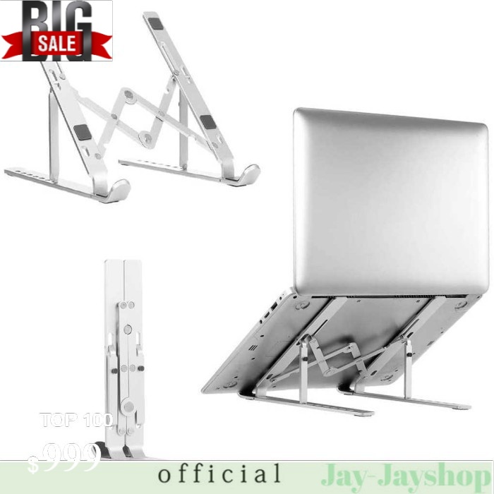 Docooler Laptop Stand Lipat Aluminium Foldable Adjustable 7 Level - N7