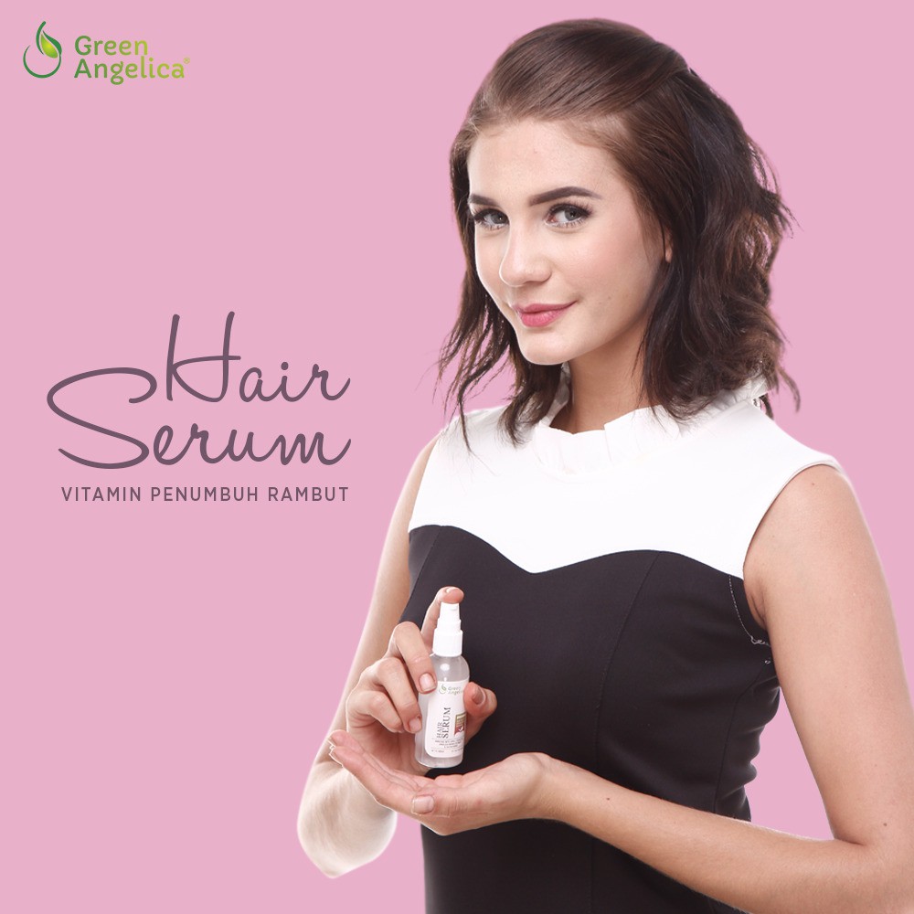 Perawatan Rambut Rusak Paling Ampuh Green Angelica Hair Serum