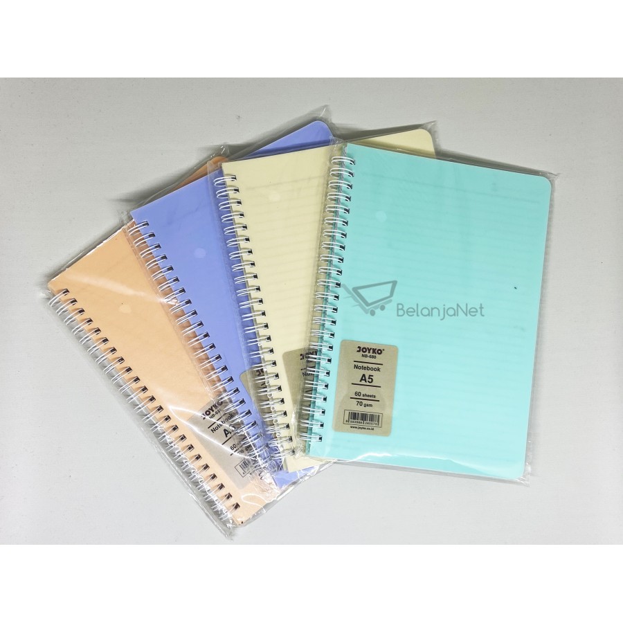 Ruled Notebook Diary Agenda Buku Catatan Bergaris Joyko NB-680 60 Halaman