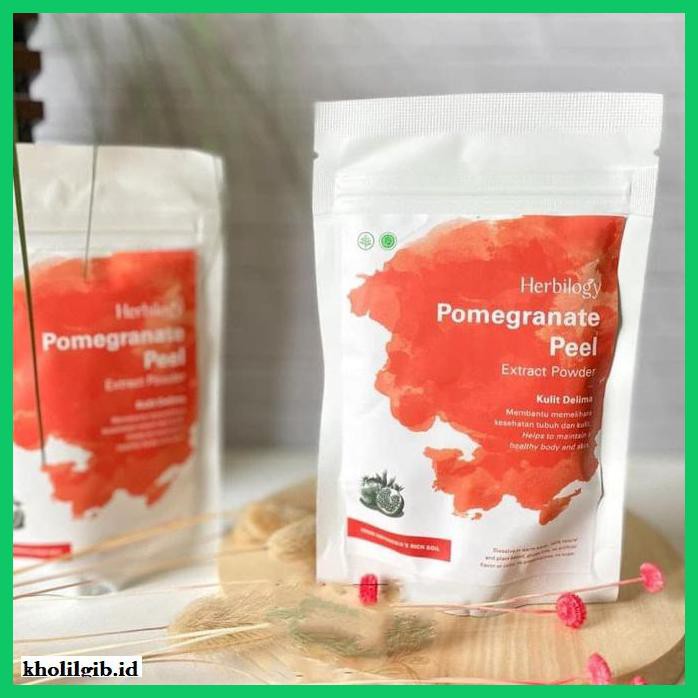 

lanoisidartdrink- herbilogy pomegranate peel extract powder (kulit delima) 100g -asliii-bngittt.