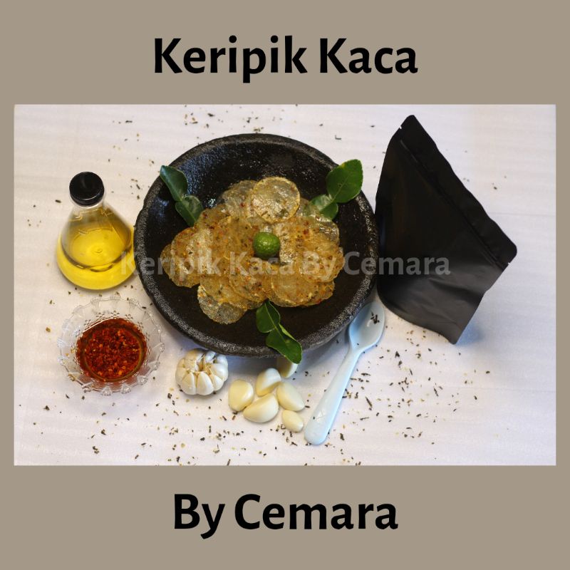 

KERIPIK KACA BULAT bumbu Seblak by Cemara Snack