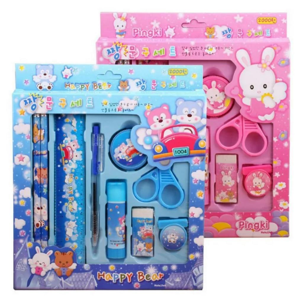 

HPSTR Paket Alat Tulis Set 9 In 1 Mini Stationery Set Set Alat Tulis Anak Kado Karakter Souvenir