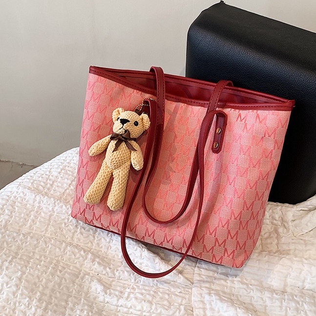 (2Pc Bisa 1Kg)GTBI998875706 New arrival  !!! Tas Tote Bag  Wanita Import Premium +Boneka