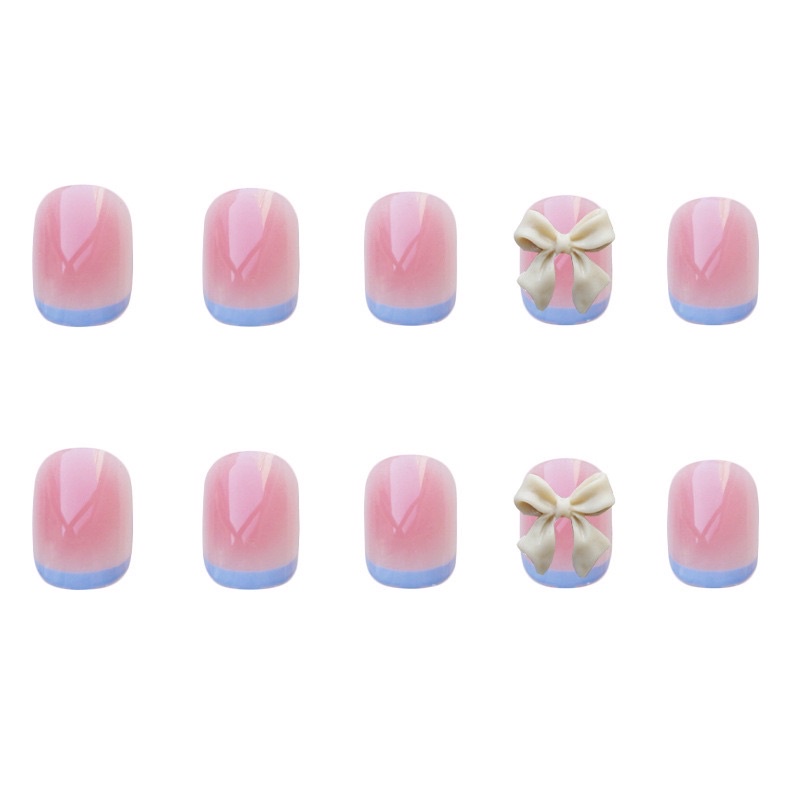 Kuku Palsu 【A129，lem sticker】Nikah kuku Wedding False Nailart Pengantin Tangan