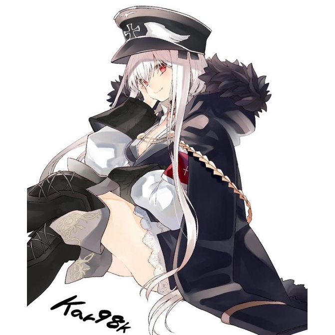 KOSTUM KAR98K ANIME GAME GIRL FRONTLINES