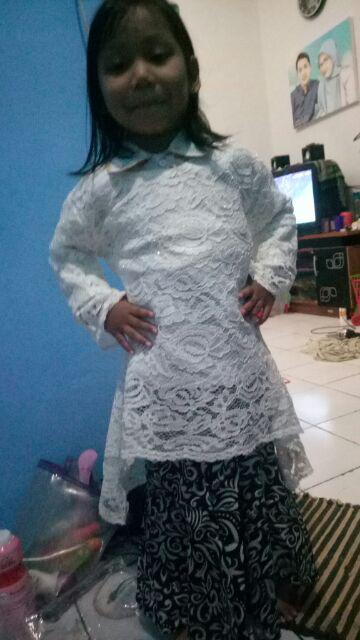 Sb Collection Stelan Atasan Sherli Kebaya Kartini Dan Rok Duyung Batik Anak Wanita