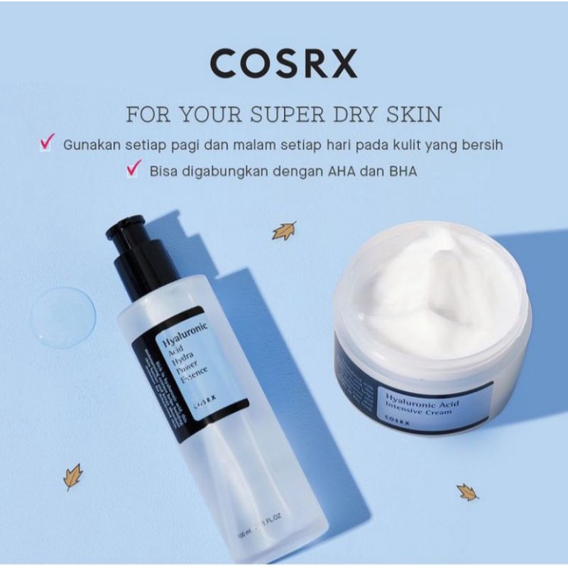 ⭐ BAGUS ⭐ COSRX HYALURONIC SERIES | Essence Hyaluronic Acid Intensive Cream