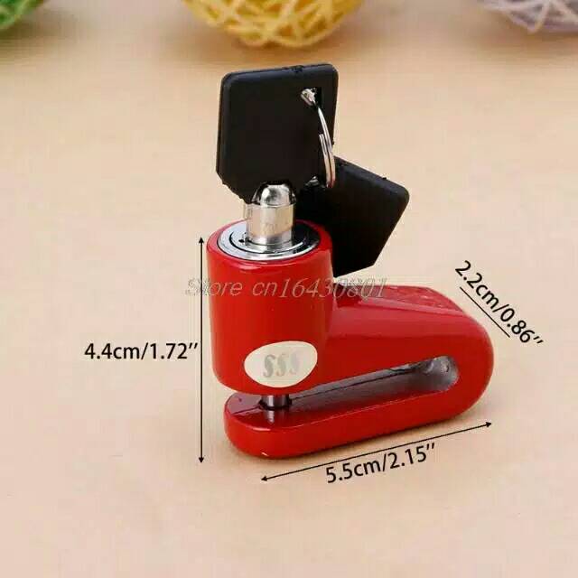 Kunci Gembok Cakram Anti Maling