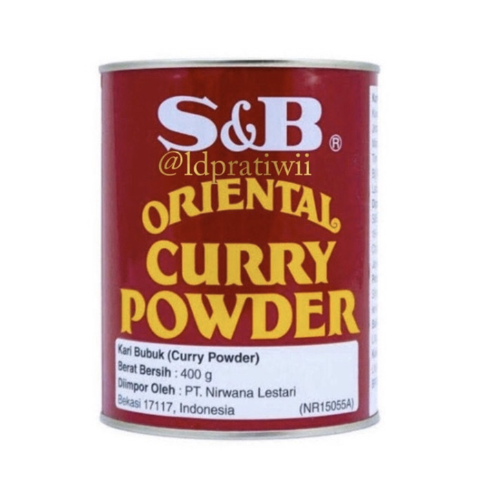 

PROMO SPESIAL - S&B ORIENTAL CURRY POWDER KARI BUBUK S&B 400 GR