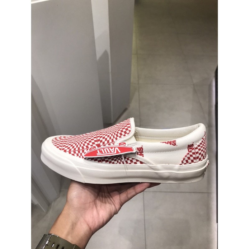 VANS VAULT OG CHECKERBOARD SLIP ON