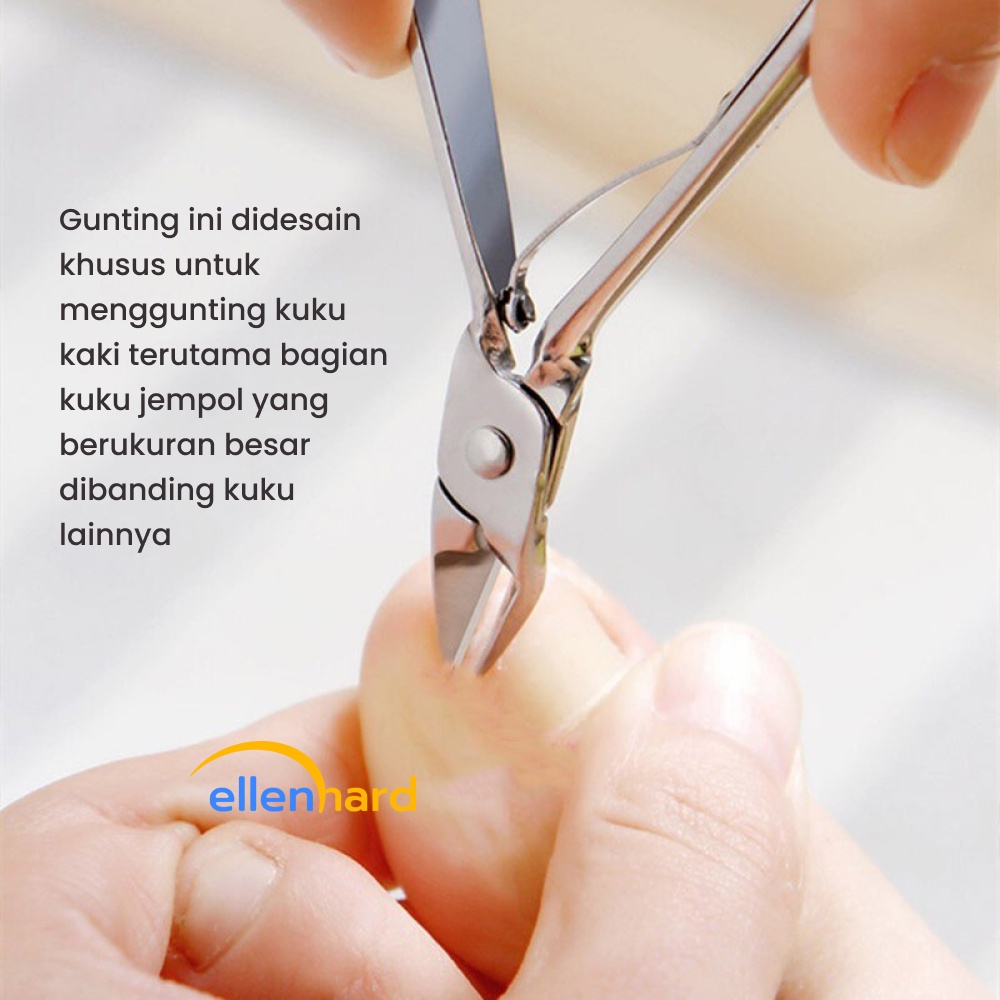 Gunting Kuku Kaki Jempol Tang Potong Gunting Kuku Cantengan Canteng Kutikula Cuticle Nail Nipper Knifezer