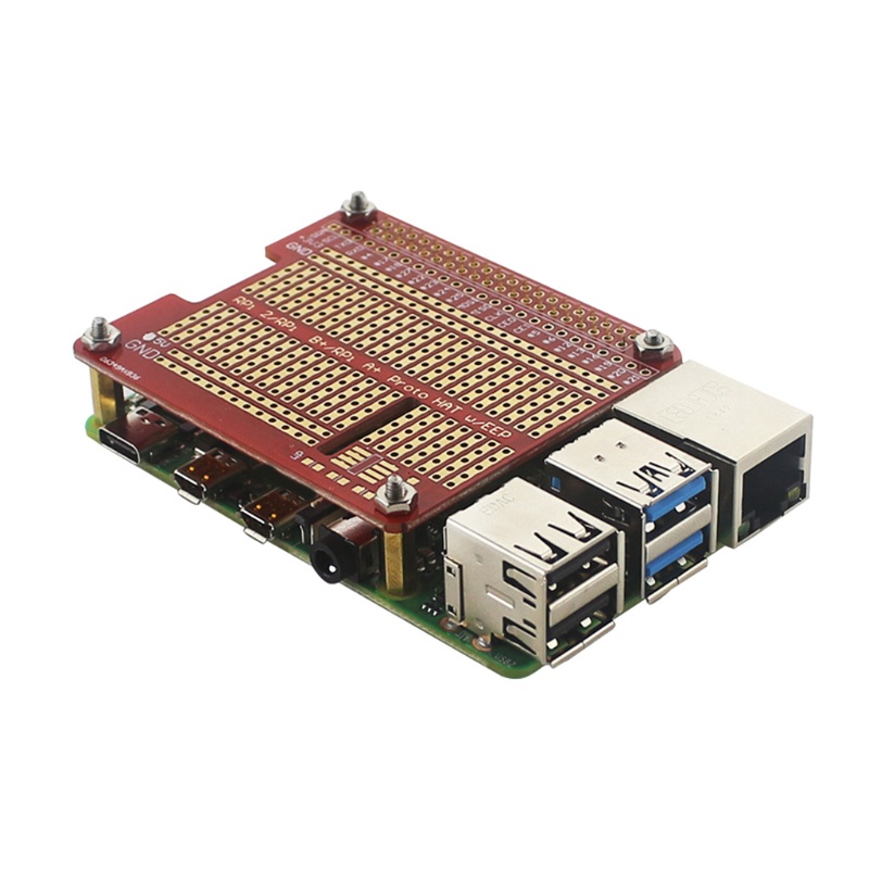 Aksesoris Papan Ekstensi btsg Raspberry Pi Prototype Board GPIO Expansion Plate