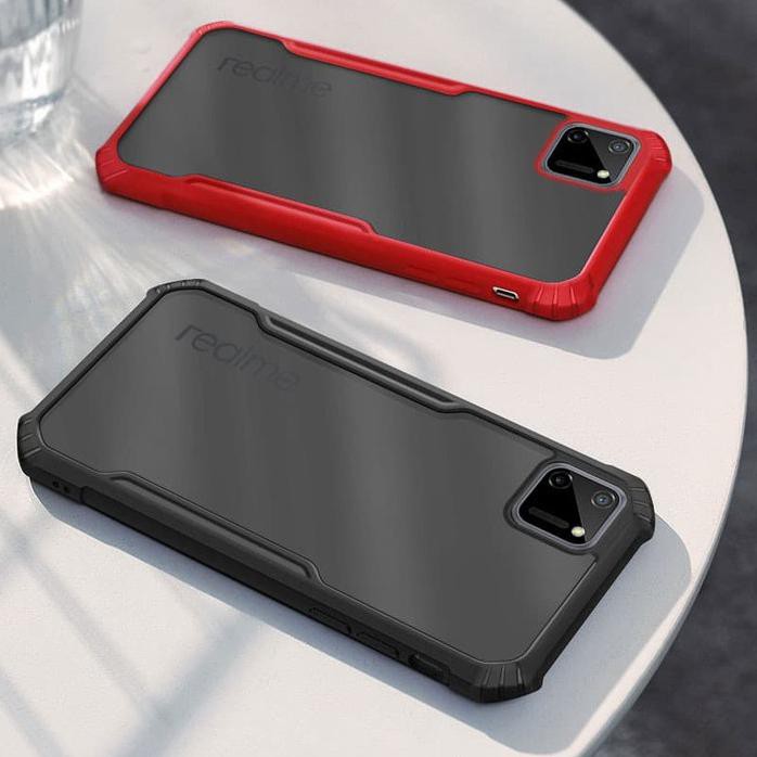 Case Realme C11 Beatle Series Bumper Transparan Clear