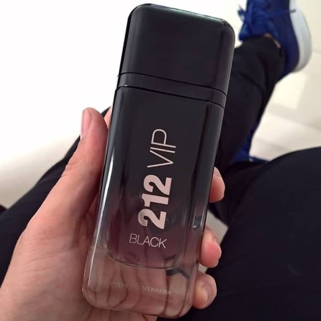 Parfum Original CH 212 VIP Black Men 100ml Reject No Box - Awet