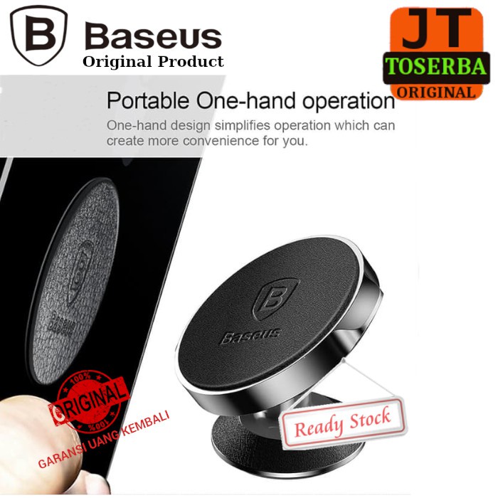 HOLDER HP MOBIL MAGNETIC BASEUS ORIGINAL SMALL EARS CAR HOLDER HP DI MOBIL DUDUKAN HP DI MOBIL