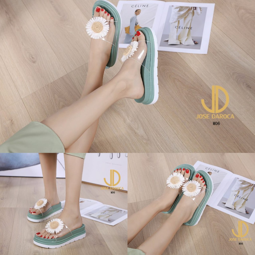 JOSE DAROCA Wedges Sandal Sunflower #M06# Original