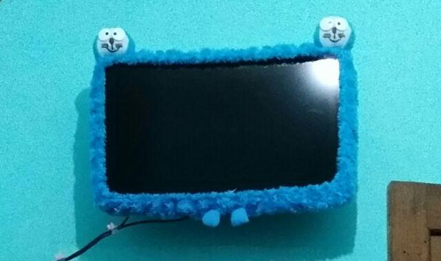Grosir Set 4 In 1 List/ Cover/ Bando Tv, Kipas, Sarung / Cover Remot, Tissu Karakter / Boneka