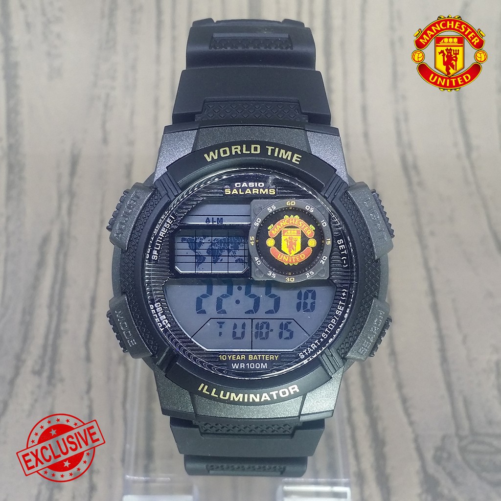 [SUPER EXCLUSIVE] JAM CASIO ILLUMINATOR MANCHESTER UNITED DIGITAL