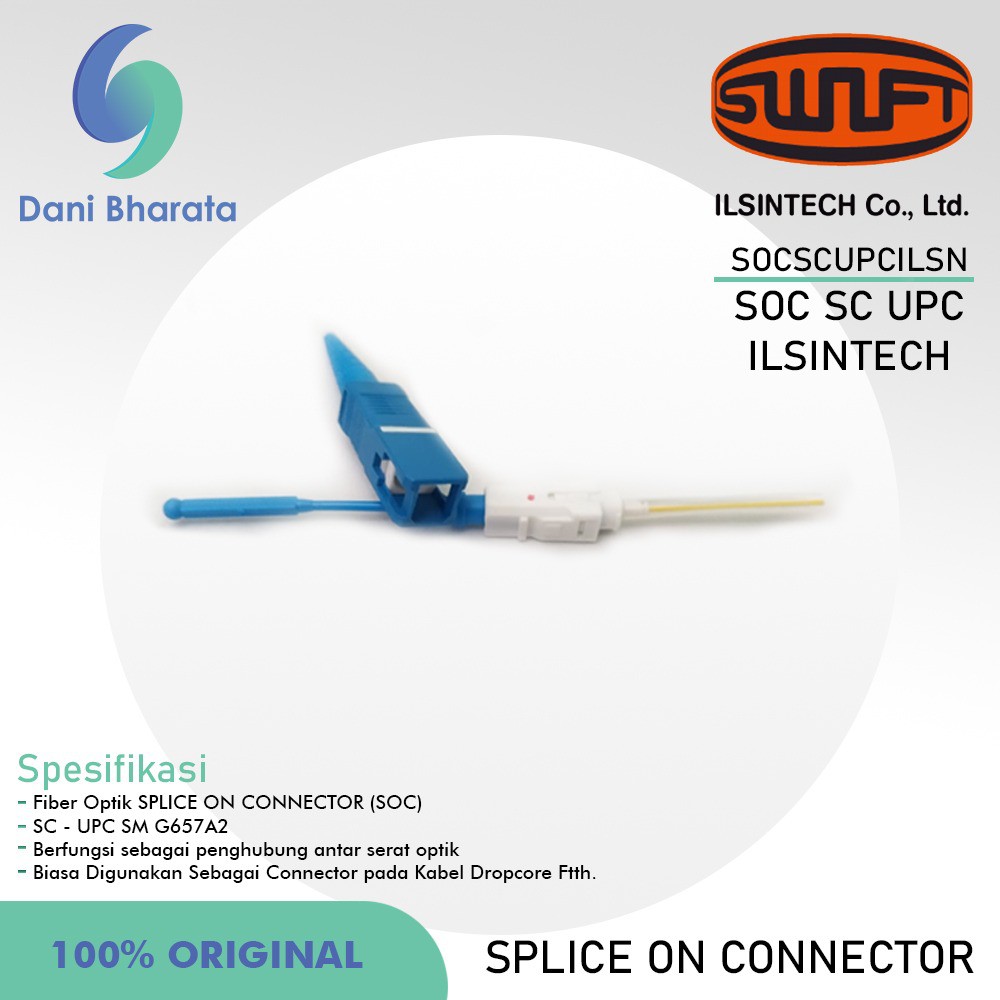 [𝗛𝗶𝗴𝗵 𝗤𝘂𝗮𝗹𝗶𝘁𝘆] Splice On Connector SC/UPC Fiber optik SOC