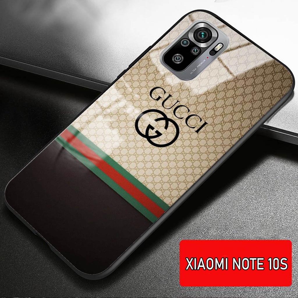 Softcase Glass Kaca XIAOMI REDMI NOTE 10 S - Casing HP XIAOMI REDMI NOTE 10 S [ S42].