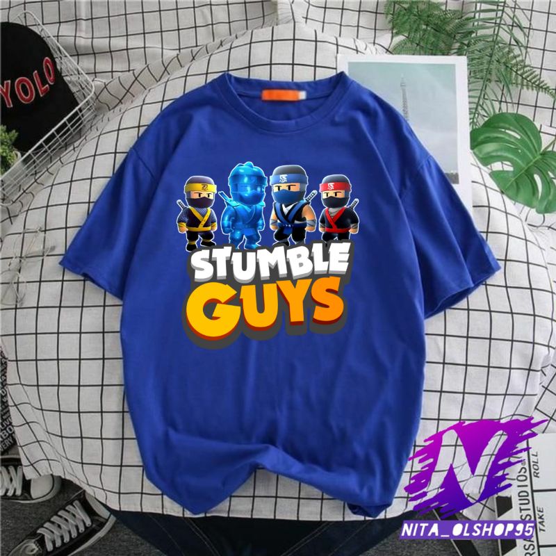 baju stumble guys ninja kaos anak stumble guys karakter