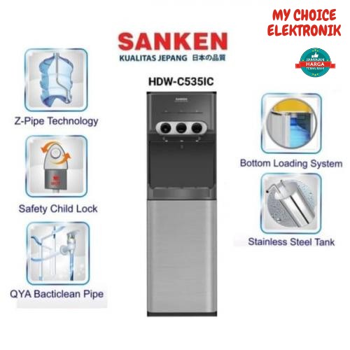 SANKEN Dispenser HWD-C535IC (Galon Bawah)-1