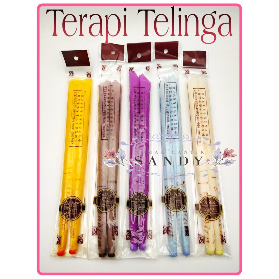 Ear Candle Terapi ~ Lilin Pembersih Kotoran Telinga Aromaterapi Indian