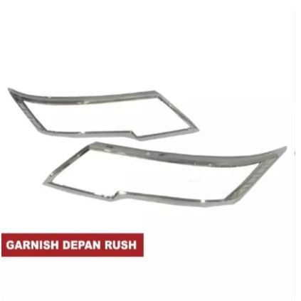 KROM/ CHROME GARNIS LAMPU DEPAN TOYOTA RUSH 2018