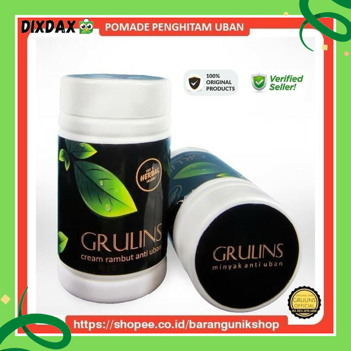 POMADE PENGHITAM UBAN GRULINS PENGHITAM RAMBUT UBAN ALAMI HOTPRODUCT
